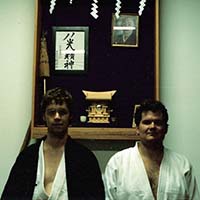 Ralph & Robert in Hakkoryu Dojo